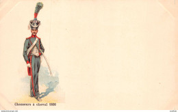 MILITARIA - UNIFORME - Chasseurs à Cheval 1806 - Chromolithographie - Carte Précurseur - Regiments