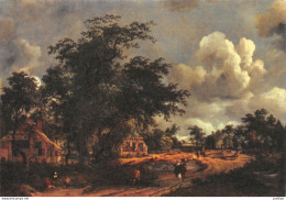 HOBBEMA M. (1638-1709) Una Veduta Su Strada Maestra Un Panorama Sur La Vole Publique A View On Higt Road CPM - Peintures & Tableaux