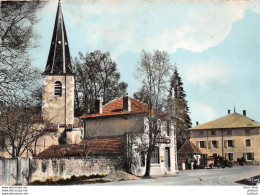 [01] Ain > St Didier D'Aussiat - L'église Et Le Bureau De Poste - Camionnette CPSM GF ±1960 - Non Classés
