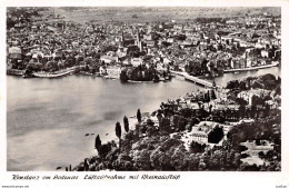 DEUTCHLAND - Konstanz Am Bodensee - Luftaufnahme Mit Rheinausflup CPSM ± 1950 - Konstanz