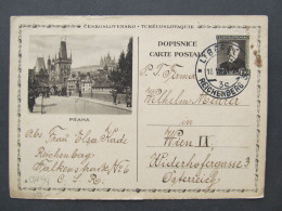 GANZSACHE Liberec - Wien CDV46/8    // P9360 - Cartas & Documentos