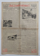 61716 Quotidiano - L'Ambrosiano 3/9/1933 - La Galleria Dell'Appennino - Disarmo - Andere & Zonder Classificatie