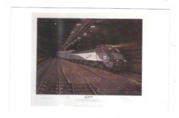 RAIL POSTER UK ON POSTCARD  LE SHUTTLE   CARD NO 10323051 - Equipo