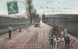 485242Circuit De La Seine Inférieure, La Route Aprés Sept Meules 1912. (voir Coins)  - Dieppe