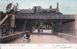 48526Omstr. Haarlem Overveen Zijlweg Met Stoomlocomotief En Bokkenwagen. 1905  - Haarlem