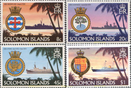 45338 MNH SALOMON 1981 BARCOS DE LA ROYAL NAVY - Solomon Islands (1978-...)