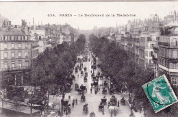 75 -  PARIS 09 - Boulevard De La Madeleine - Arrondissement: 09