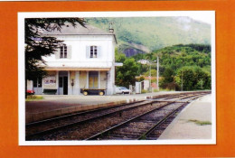 05 - Hautes Alpes - ASPRES Sur BUECH - La Gare SNCF - Ligne Livron - Veynes  - Tirage 8 Exemplaires - Other & Unclassified