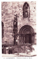 68 - Haut Rhin -  KAYSERSBERG -  Fontaine Et Facade De L église - Kaysersberg