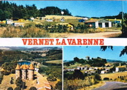 63 - Puy De Dome -  VERNET La VARENNE -  Le Camping - Le Chateau -vue Panoramique - Other & Unclassified