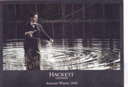 Carte PUBLICITE -  HACKETT - London - Collection Autumn / Winter 2008 - Rare - Publicité