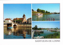 21- Cote D Or - SAINT JEAN De LOSNE - La Sortie Du Canal De Bourgogne - La Gare D Eau - Sonstige & Ohne Zuordnung