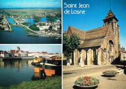 21- Cote D Or - SAINT JEAN De LOSNE - Entrée Du Canal - Bords De Saone - L église - Autres & Non Classés