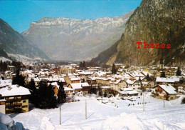74 - Haute Savoie -  THONES -  Vue Du Village Sous La Neige - Thônes