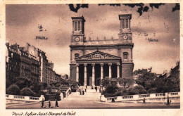 75 - PARIS 10 - Square Cavaillé-Coll  -  église Saint Vincent De Paul - Distrito: 10