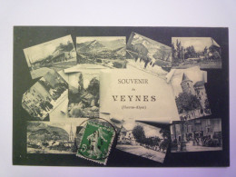 2024 - 1791  VEYNES  (Hautes-Alpes)  :  "SOUVENIR De VEYNES"  Carte Multivue   1913   XXX - Autres & Non Classés