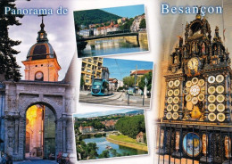 25 - Doubs -  BESANCON -  La Porte Noire - L Horloge Astronomique - Place Flore - Le Pont Carnot - Besancon