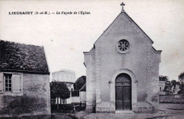 77 - Seine Et Marne  - LIEUSAINT - La Facade De L église Et Le Reservoir D Eau - Altri & Non Classificati