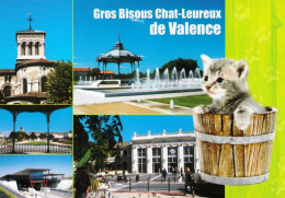 26 - Drome -  Gros Bisous CHAT - LEUREUX  De  ...VALENCE  - Valence
