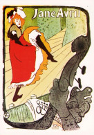 Carte D Affiche De Cabaret De Toulouse Lautrec  - JANE AVRIL - Cabarets