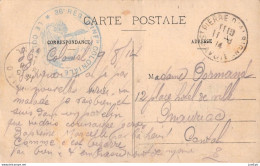 Militaria / Cachet Militaire Du 36 ème Régiment D'infanterie Coloniale Sur Cpa De St-Pierre D'Albigny(73) - 9/8/1914 - 1. Weltkrieg 1914-1918