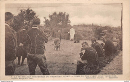 La Messe Aux Tranchées De 1ère Ligne, Creusées Dans La Digue De L'Yser Secteur Belge - Éd. J.Picot CPA - Guerra 1914-18