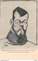 NICOLAS II, Empereur De Toutes Les Russies -  Illustrateur Leal Da Camara ( L'Assiette Au Beurre)  CPR - Satirische