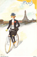 PARIS -  Rossetti Illustrateur Art Nouveau  # Vélo Cycle Bicyclette # Précurseur - Autres & Non Classés