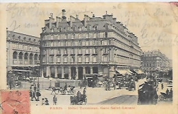 CPA Paris Hôtel Terminus - Gare Saint-Lazare - Paris (08)