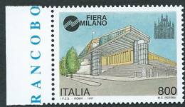 Italia 1997; Fiera Di Milano. Francobollo Di Bordo Sinistro. - 1991-00: Nieuw/plakker