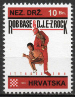Rob Base And DJ E-Z Rock - Briefmarken Set Aus Kroatien, 16 Marken, 1993. Unabhängiger Staat Kroatien, NDH. - Croatie