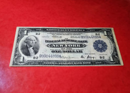 1918 USA $1 DOLLAR FRN NEW YORK UNITED STATES BANKNOTE VF+ BILLETE ESTADOS UNIDOS *COMPRAS MULTIPLES CONSULTAR* - Billetes De La Reserva Federal (1914-1918)