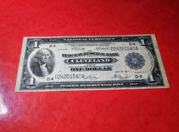 1918 USA $1 DOLLAR FRN CLEVELAND UNITED STATES BANKNOTE VF+ BILLETE ESTADOS UNIDOS *COMPRAS MULTIPLES CONSULTAR* - Billets De La Federal Reserve (1914-1918)