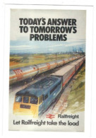 RAIL POSTER UK ON POSTCARD RAILFREIGHT CARD NO 10547667 - Materiale
