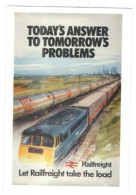 RAIL POSTER UK ON POSTCARD RAILFREIGHT CARD NO 10547667 - Materiaal