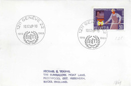 Postzegels > Europa > Zwitserland > 1960-1969 > Brief  Uit 1969  Met 1 Postzegel BIT (17652) - Briefe U. Dokumente
