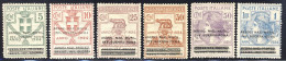 1924 - Enti Parastatali - Soprastampati - 5 Valori Della Serie  Nuovo MNH - Mlh Il 10-30-50 (Sassone N.70/75) 2 Immagini - Portofreiheit