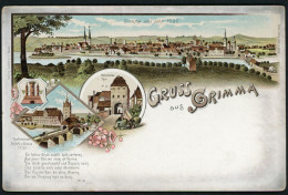 GRIMMA  Vintage Litho Postcard - Autres & Non Classés