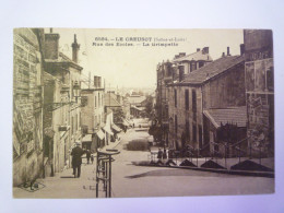 2024 - 1795  LE CREUSOT  (Saône-et-Loire)  :  Rue Des Ecoles  -  La Grimpette   1936   XXX - Le Creusot