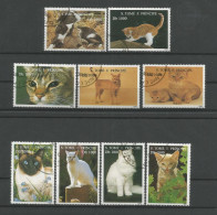 St Tome E Principe 1995 Cats Y.T. 1264A/1264J (0) - Sao Tome Et Principe