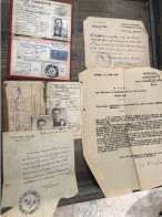 Papiers D’un Marin Français Radiotélégraphiste 1937-45 - Bateaux