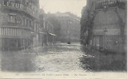 CPA Paris Inondations De Janvier 1910 - Rue Pasquier - Paris (08)