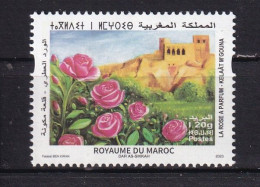MOROCCO--2023 - ROSES -CASTLE-MNH, - Marocco (1956-...)