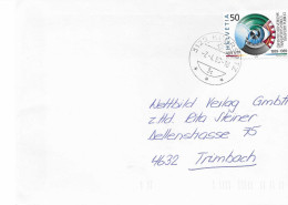 Postzegels > Europa > Zwitserland > 1980-1989 > Brief  Uit 1989  Met No. 1381  (17655) - Cartas & Documentos