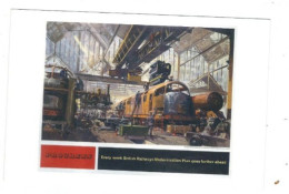 RAIL POSTER UK ON POSTCARD  PROGRESS CARD NO 10170917 - Materiale
