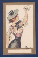 CPA Art Nouveau Femme Woman Art Nouveau Non Circulée - Autres & Non Classés