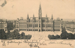 Postcard Austria Wien Rathaus - Wien Mitte