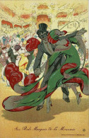 Aux Bals Masqués De La Monnaie - Illustrator Alfred Ost - Fiestas, Celebraciones