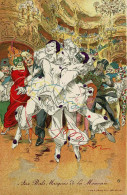 Aux Bals Masqués De La Monnaie - Illustrator Alfred Ost - Fiestas, Celebraciones