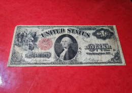 1880 USA $1 DOLLAR  *RED SEAL* UNITED STATES BANKNOTE VG+/F BILLETE ESTADOS UNIDOS COMPRAS MULTIPLES CONSULTAR - United States Notes (1862-1923)
